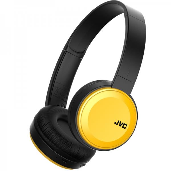 JVC Cuffie a padiglione JVC S30BT wireless giallo e nero